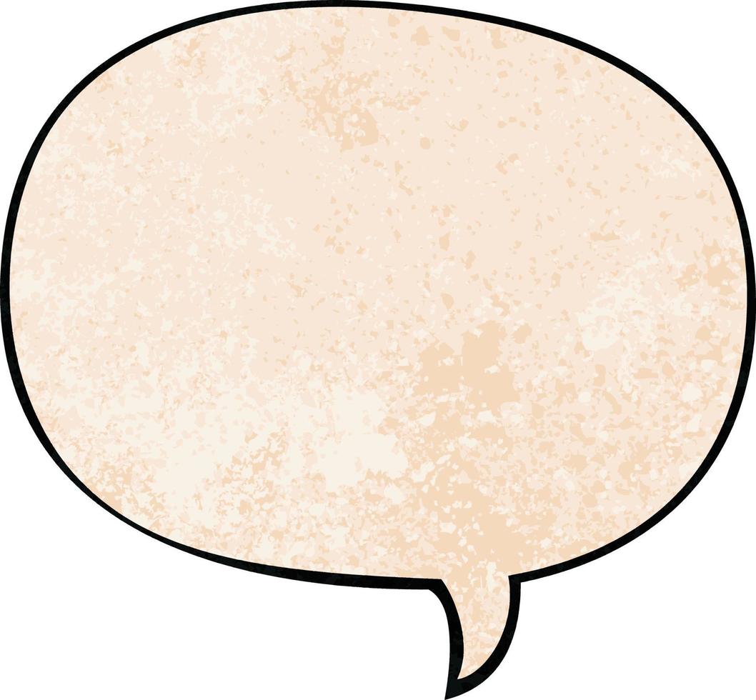 cartoon speech bubble in retro texture style and speech bubble in retro texture style vector