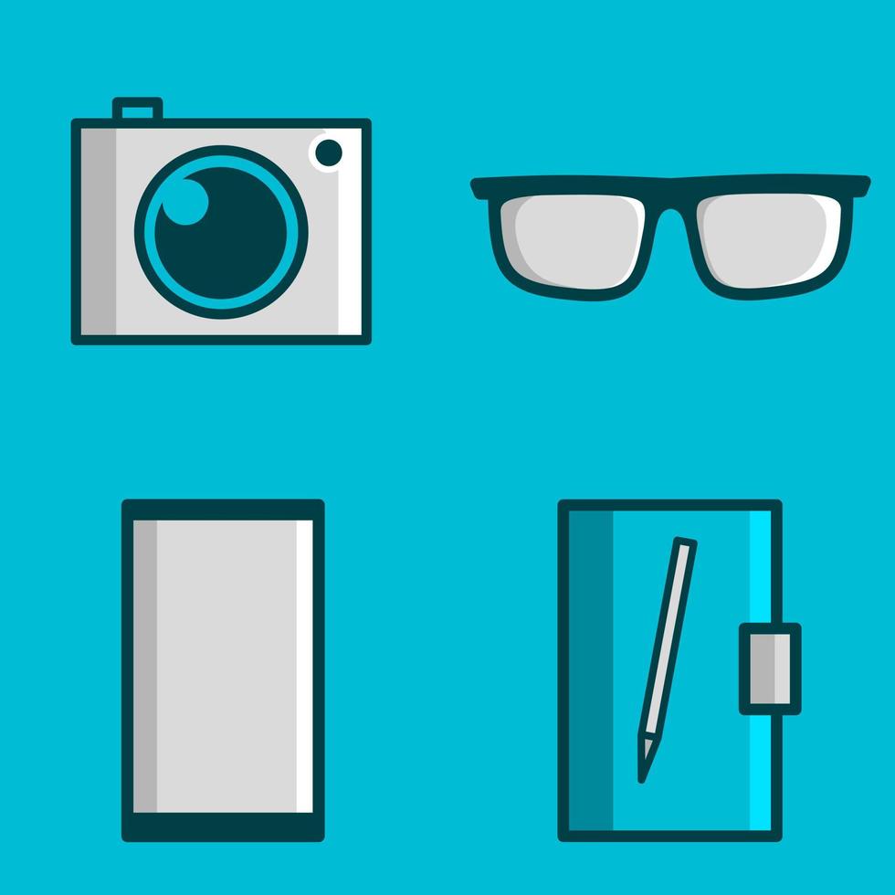 Travel flat design vector. Colorful logo with soft background. Abstract graphic illustration. vector