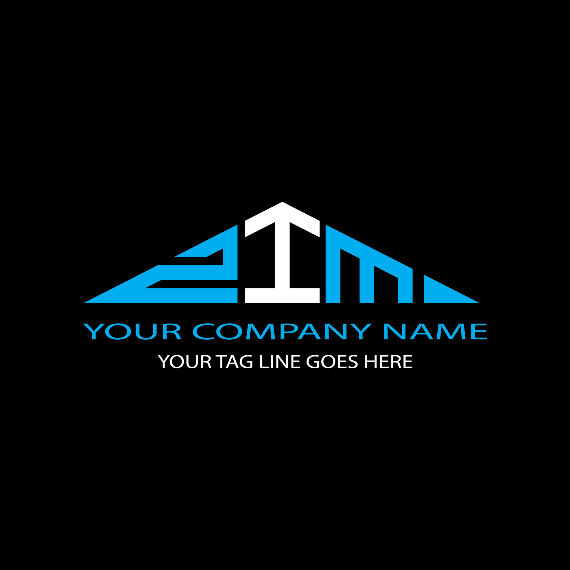 ZIM letter logo creative design with vector graphic 8664832 Vector Art