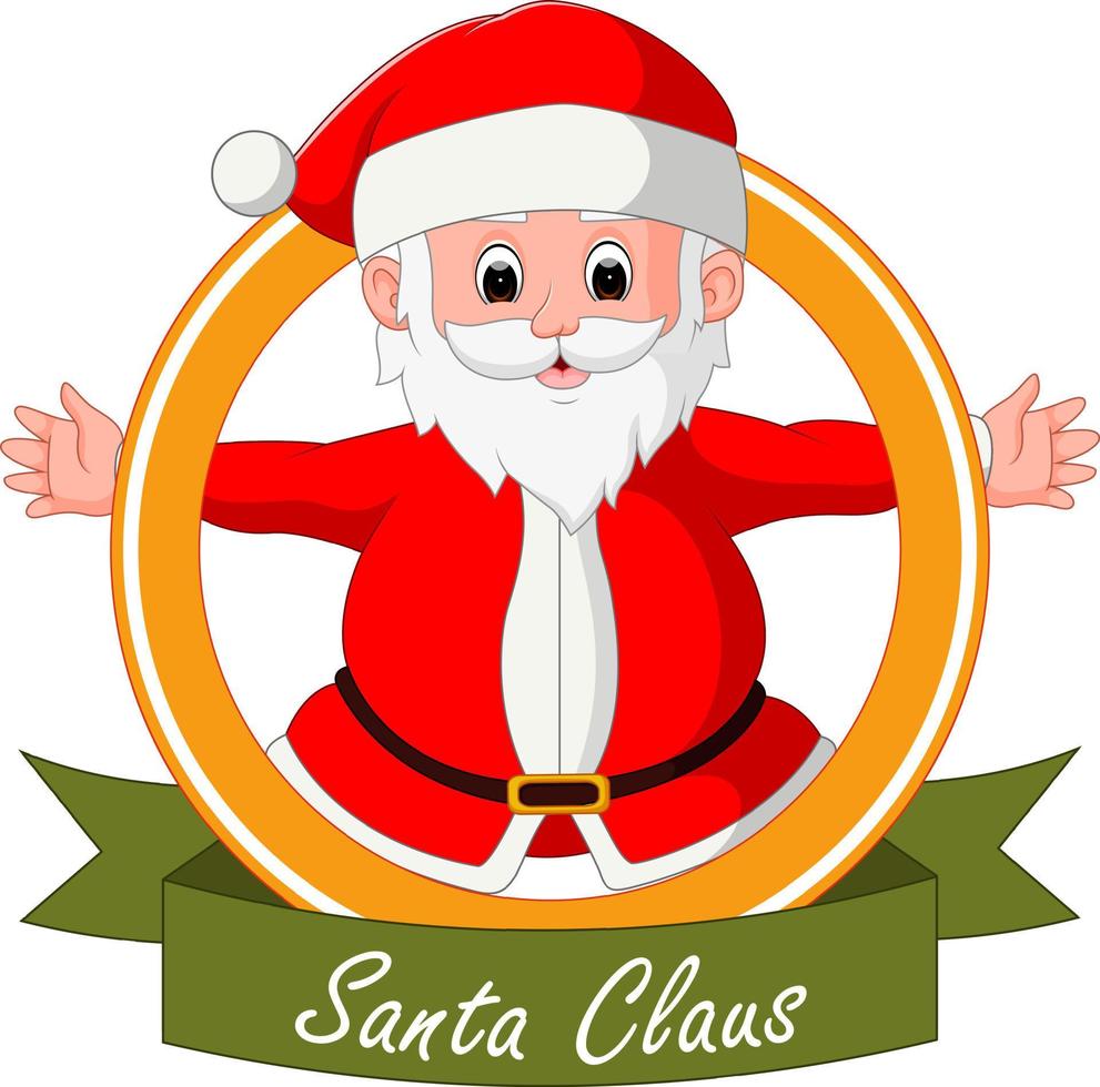 Happy Santa Claus vector