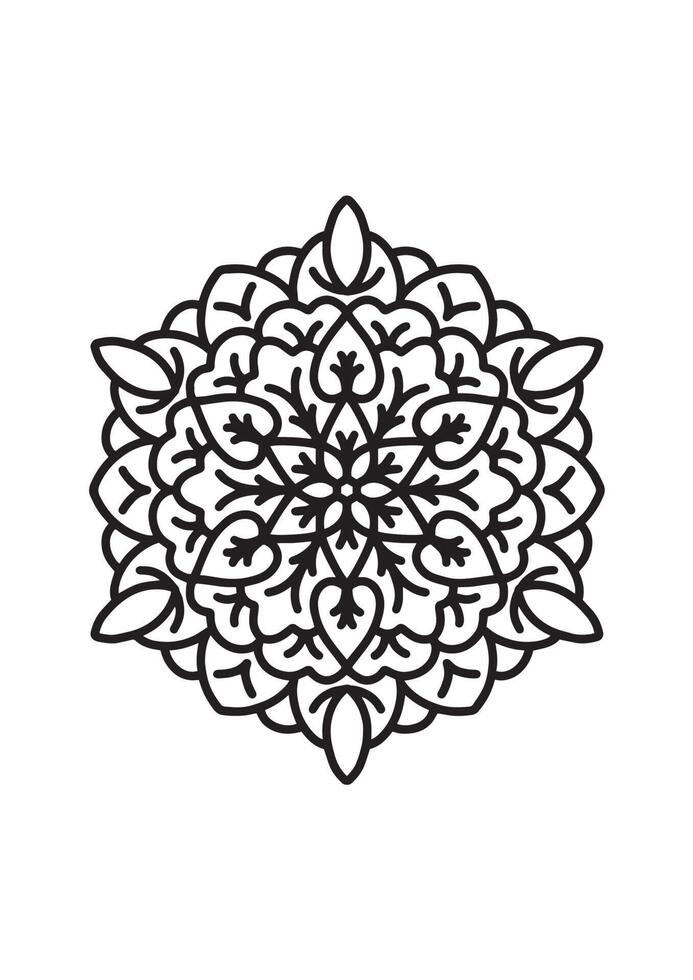 Mandala Coloring book for educational kids or home decoration 8667566 ...