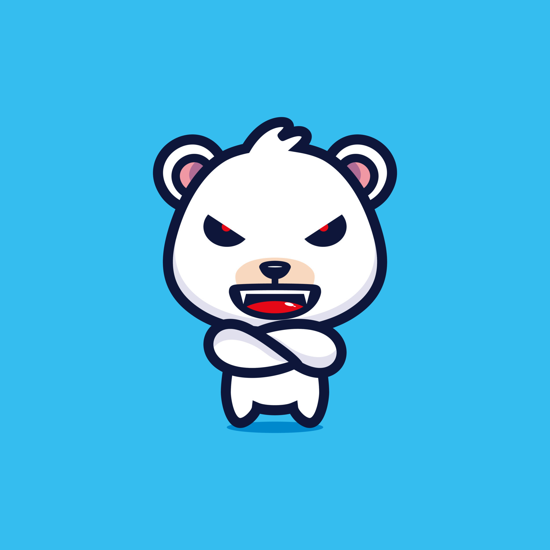 Premium Vector  Cute bear mascot character. can be used for