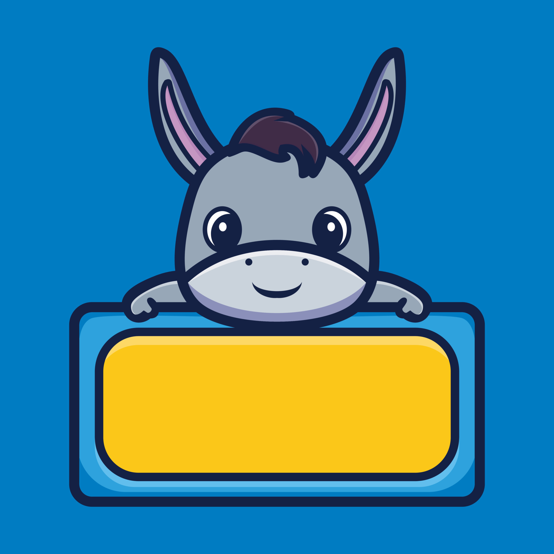 Cute donkey with empty board cartoon character premium vector 8668688 Vector Art at Vecteezy Cute donkey with empty board cartoon character premium vector 8668688 Vector Art at Vecteezy