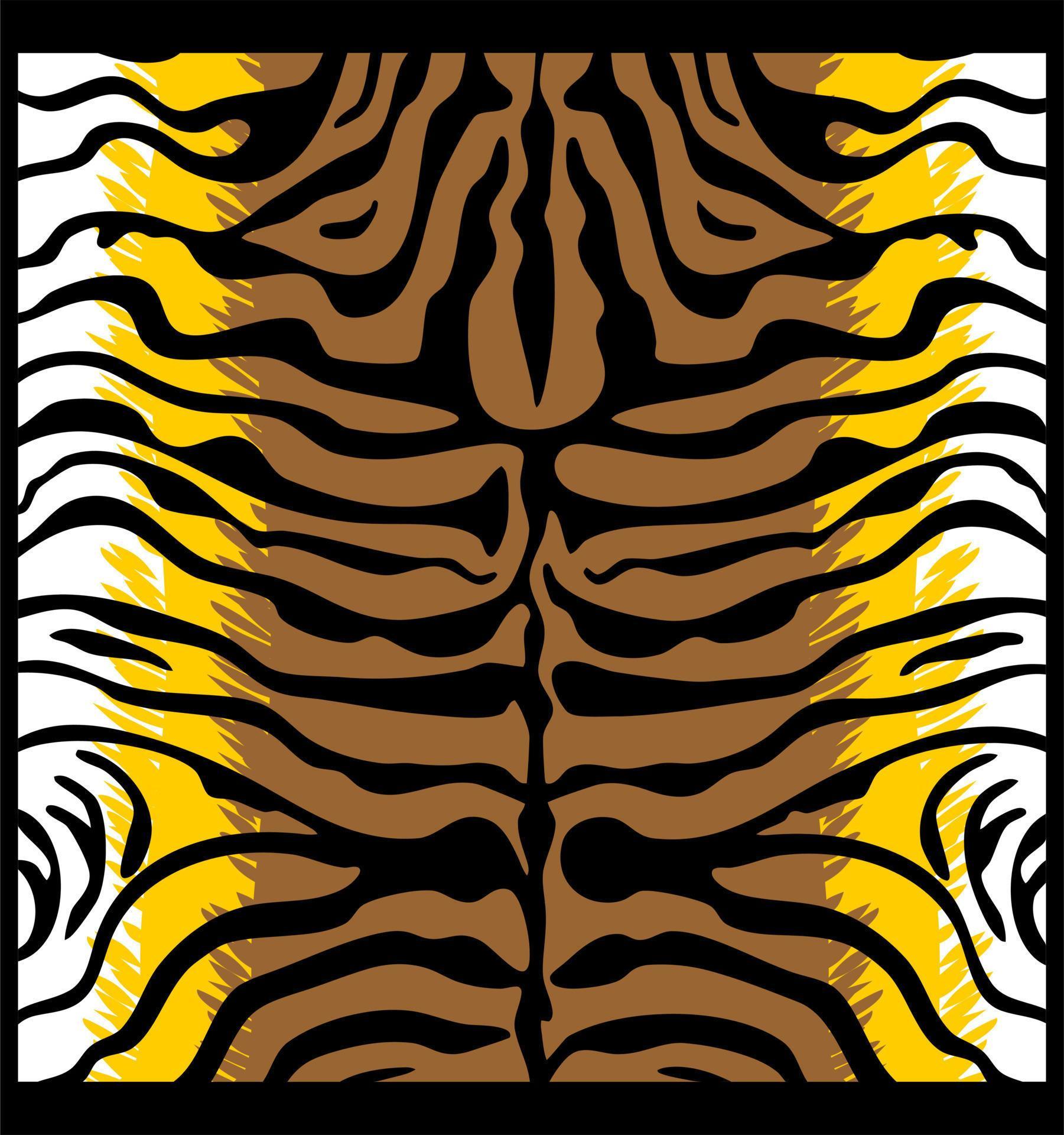 tiger pattern vector 8669143 Vector Art at Vecteezy