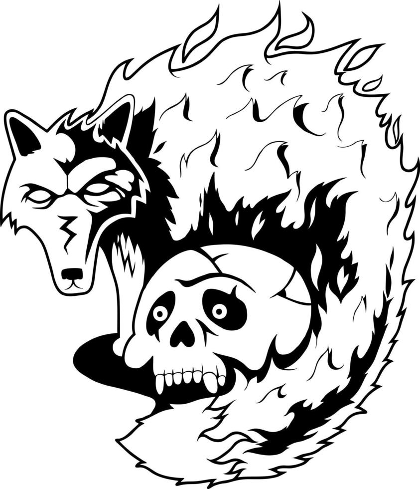 funny cartoon fox vector