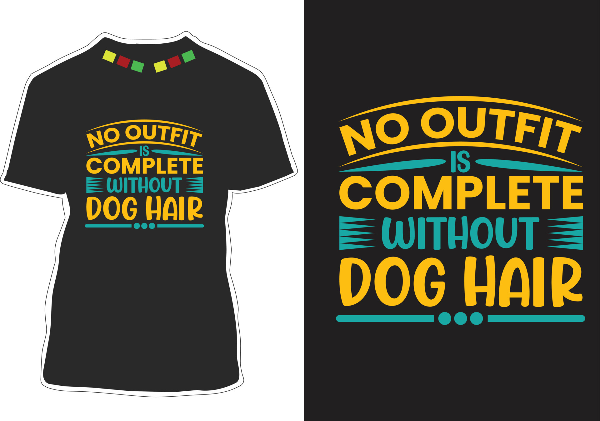 Dog Quotes Tshirt Design Vector 8670118 Vector Art at Vecteezy