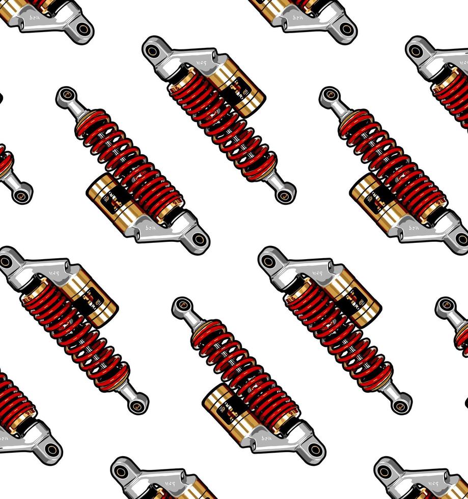 pattern shockbreaker red white vector