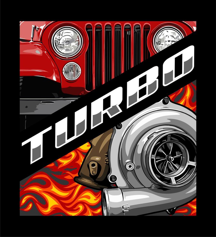 turbo kit vector