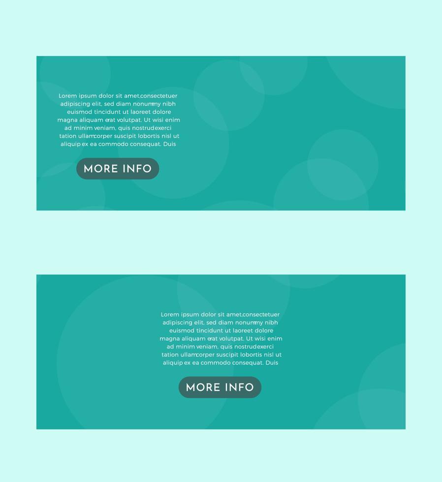 Bubble Background Banner Set Design Template vector