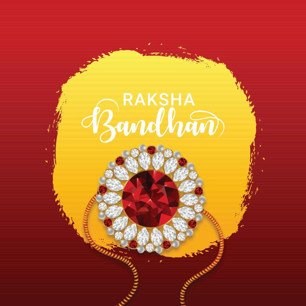 Raksha bandhan indian cultural festival background vector