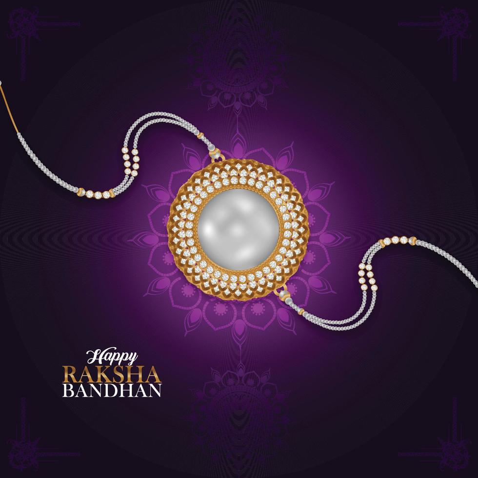 Happy raksha bandhan design concept vector
