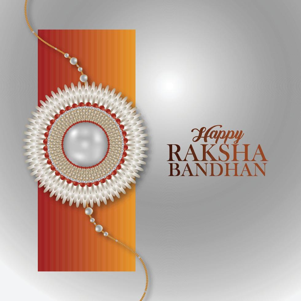 concepto de diseño feliz raksha bandhan vector