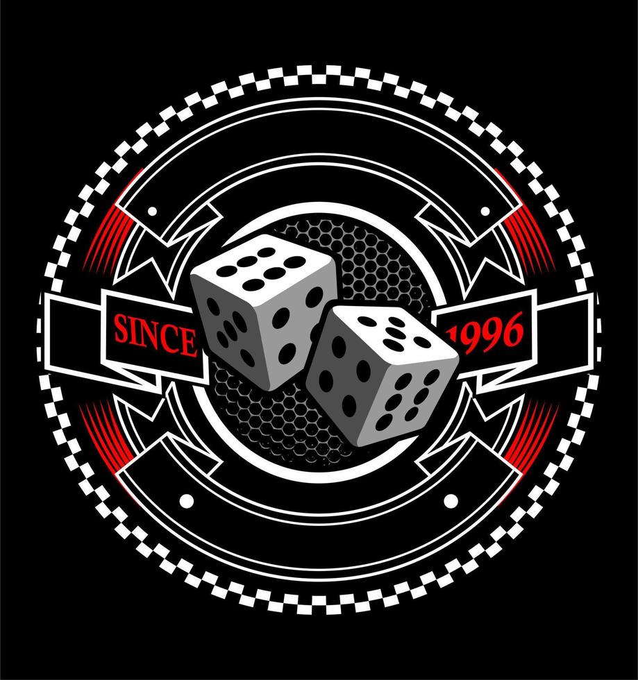 two dice vector