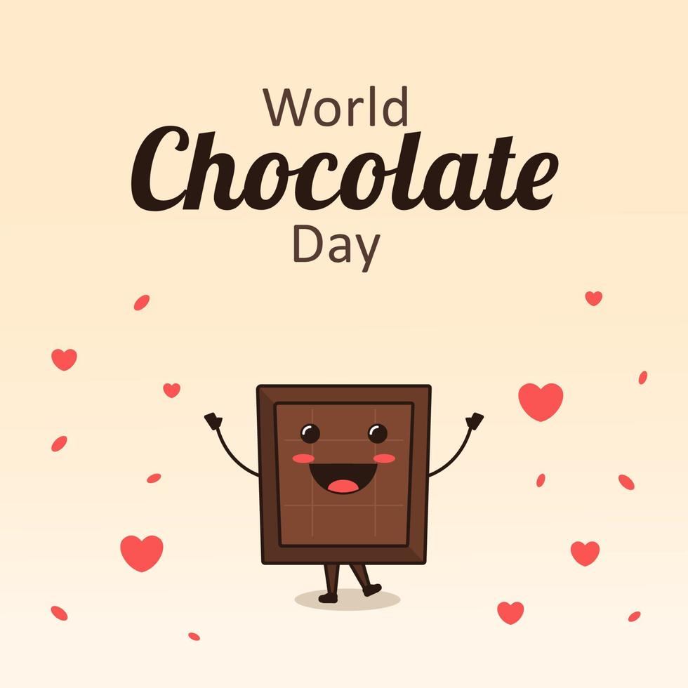 World Chocolate Day Vector Illustration. Suitable for many purposes.