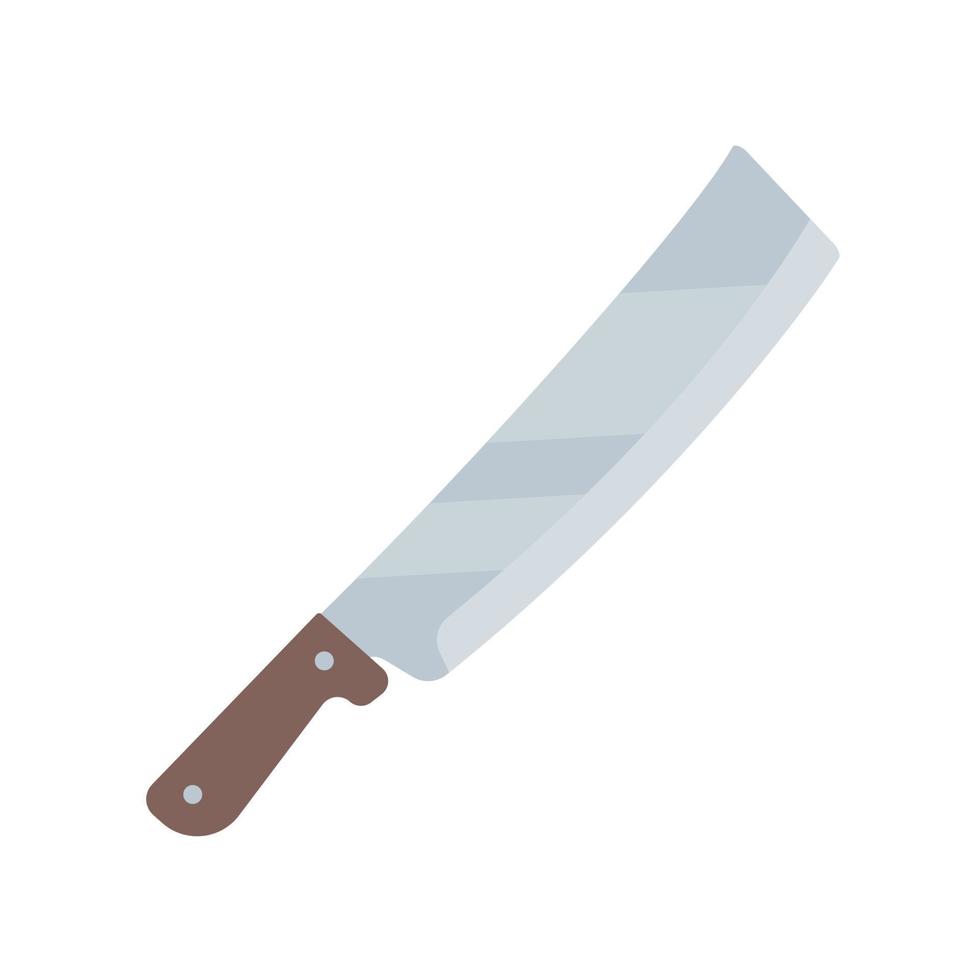 A knife weapon. The weapon of a robber in a murder case. vector