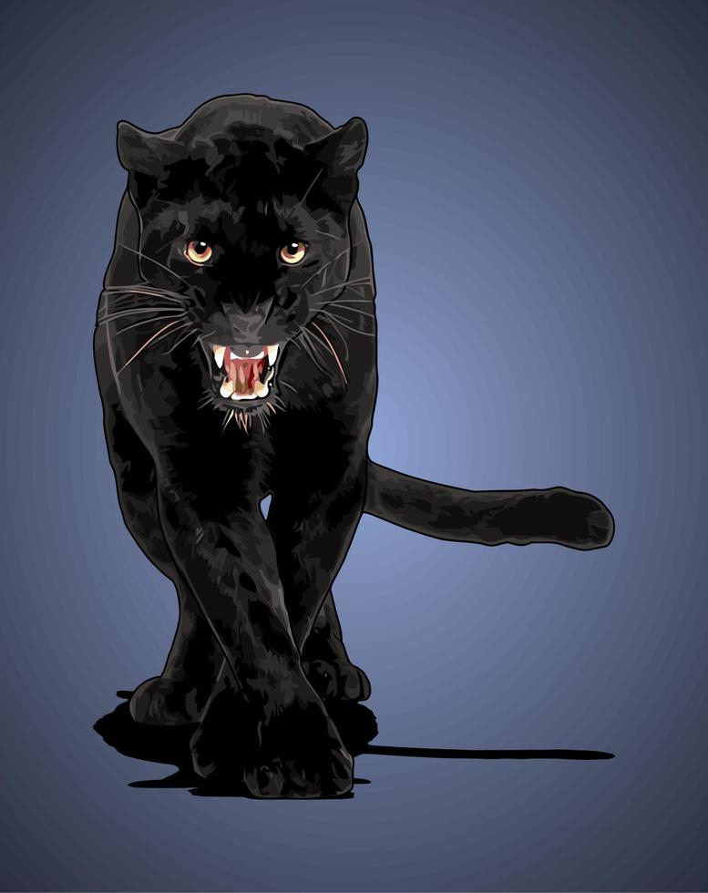 black panther vector