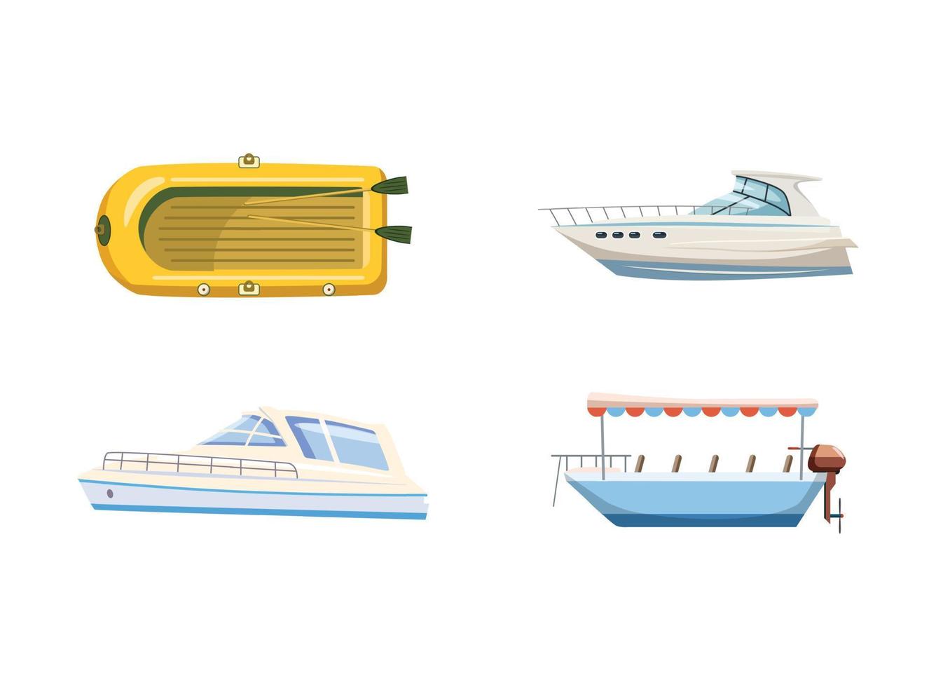 Single one line drawing motor boat or small boat with outboard motor. Sea  or river ship, flat icon. Sea and river vehicles. Water transport.  Continuous line draw design graphic vector illustration 23470107