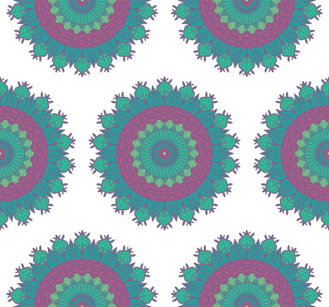 Mandala Seamless Pattern vector