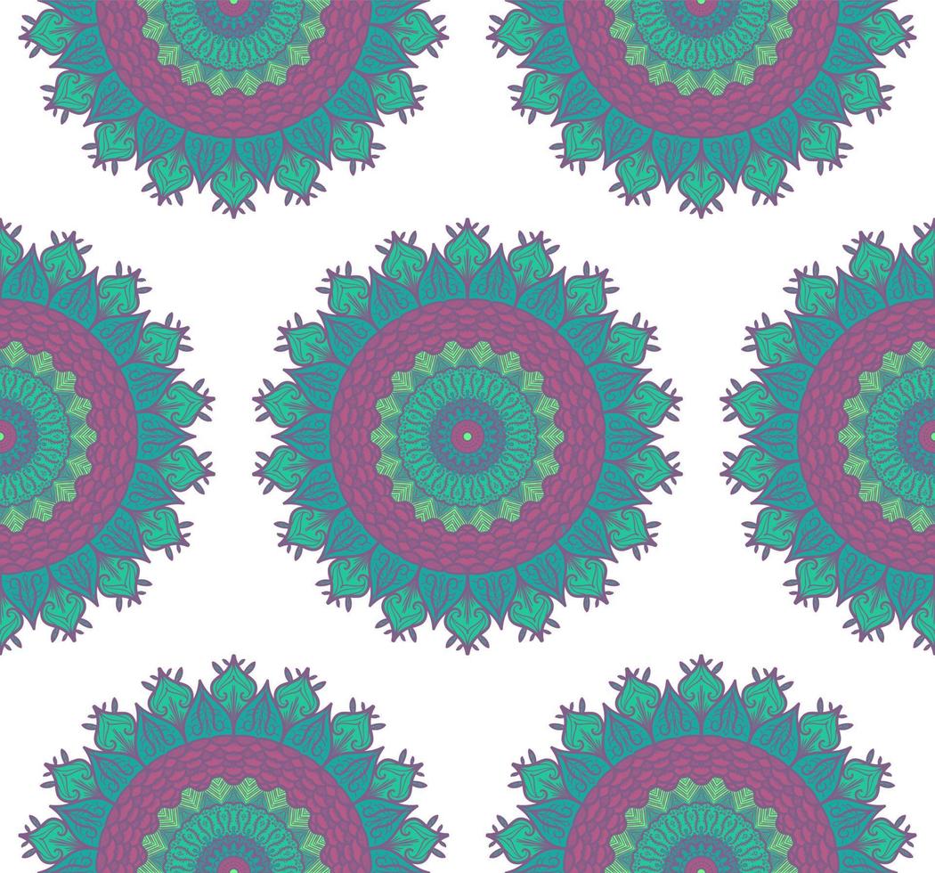 Mandala Seamless Pattern vector