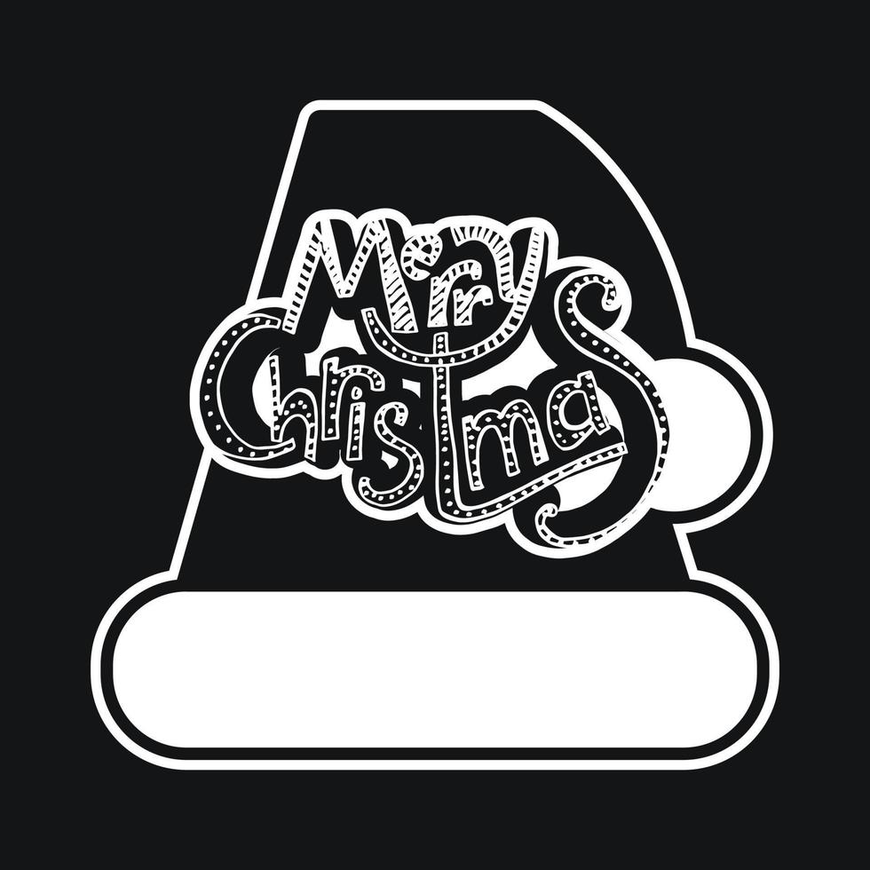 Merry Christmas and Happy New Year vector