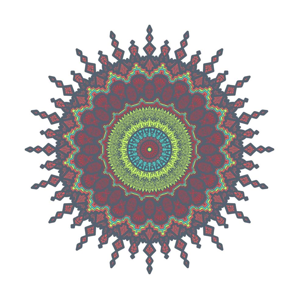 Mandala Line Template vector