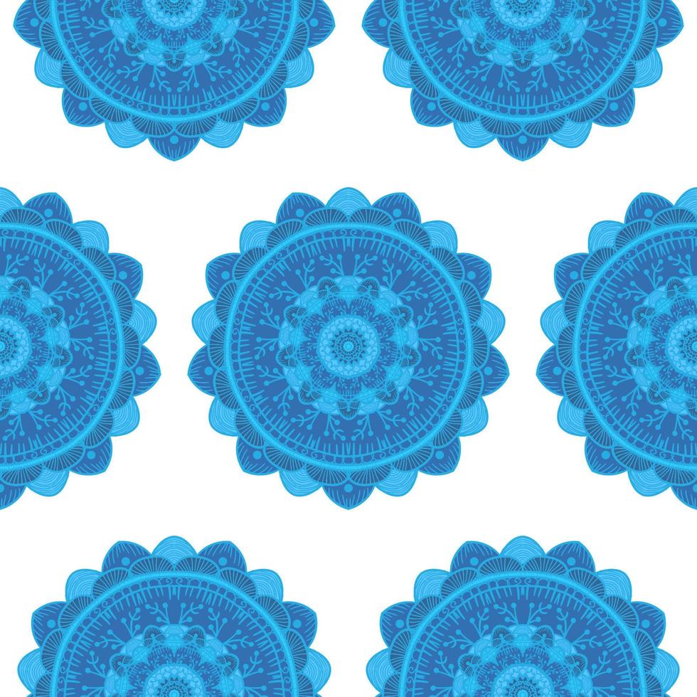 Mandala Seamless Pattern vector