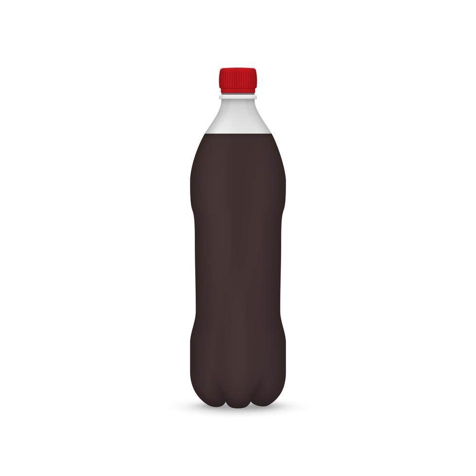 realistic plastic bottle vector