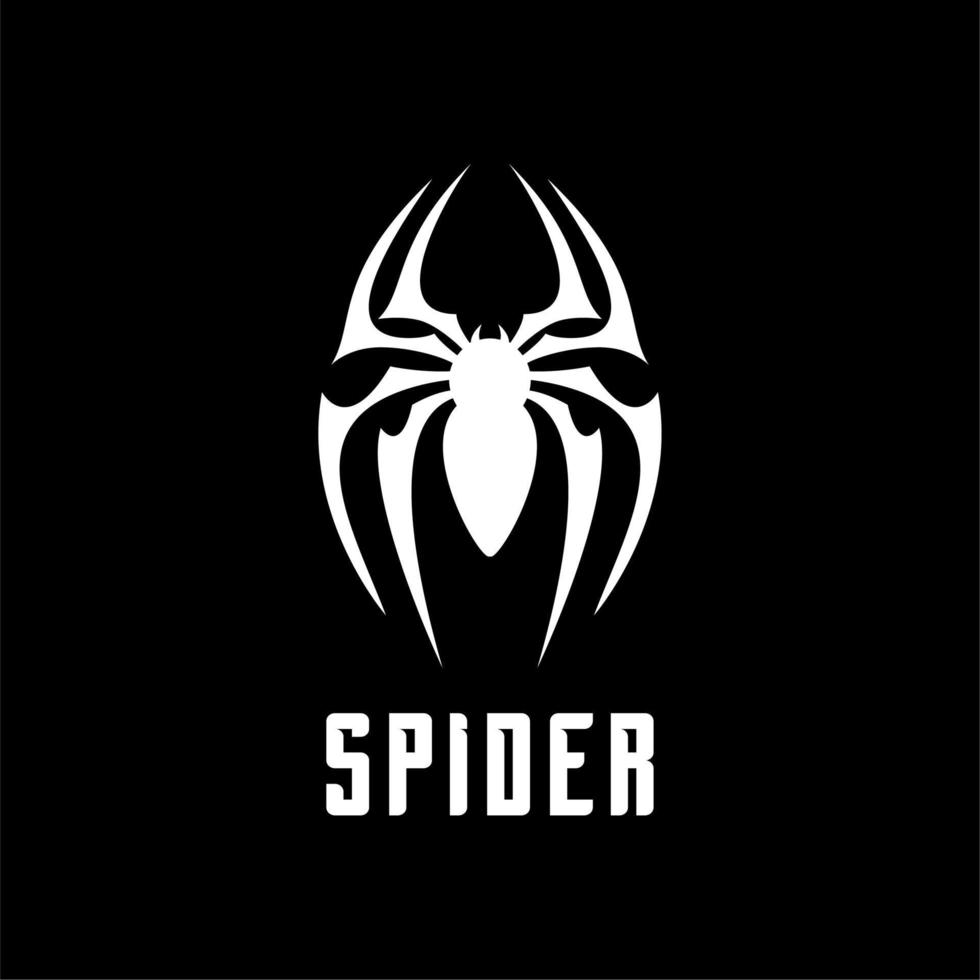 araña tarántula insecto arthropoda logo, símbolo de araña vector