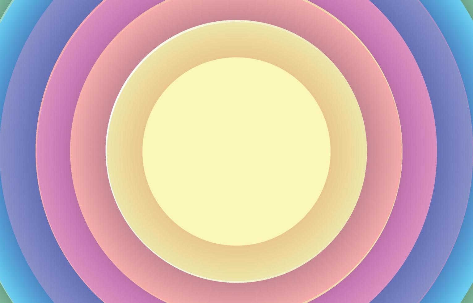 Pastel Circle Background Template vector