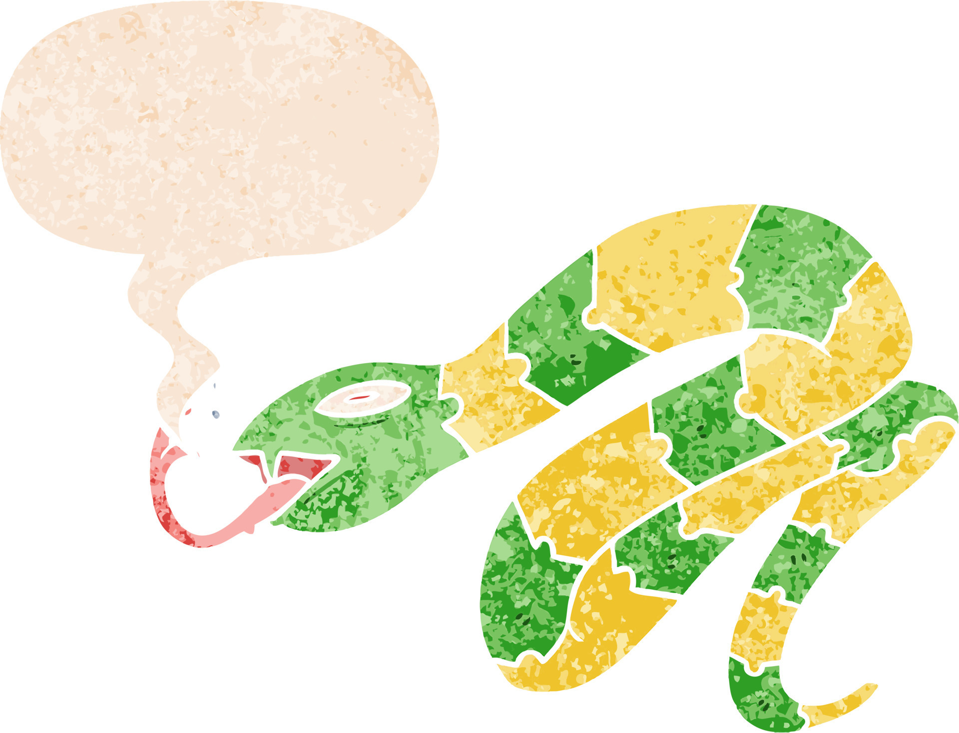 cartoon hissing snake and speech bubble in retro textured style 8676502 Vector Art at Vecteezy cartoon hissing snake and speech bubble in retro textured style 8676502 Vector Art at Vecteezy