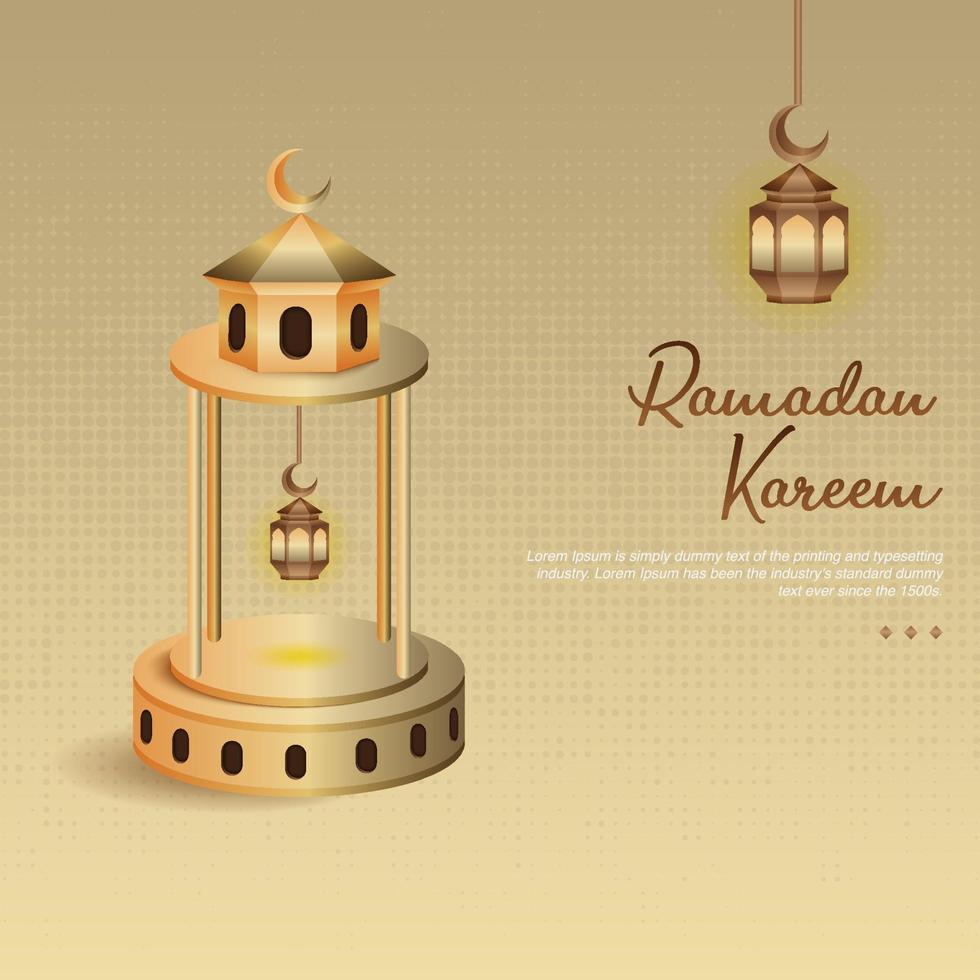 Elegant Islamic Vectorial For Ramadhan vector