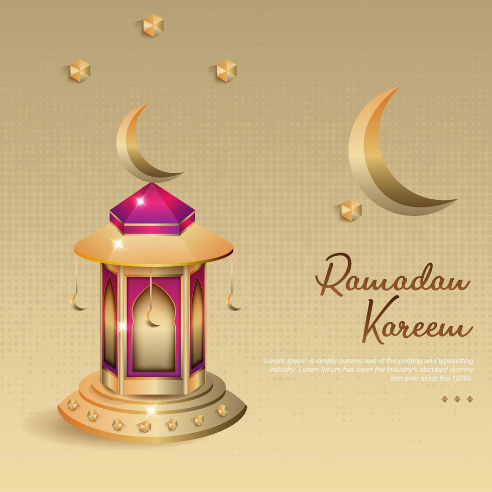 Elegant Islamic Vectorial For Ramadhan vector