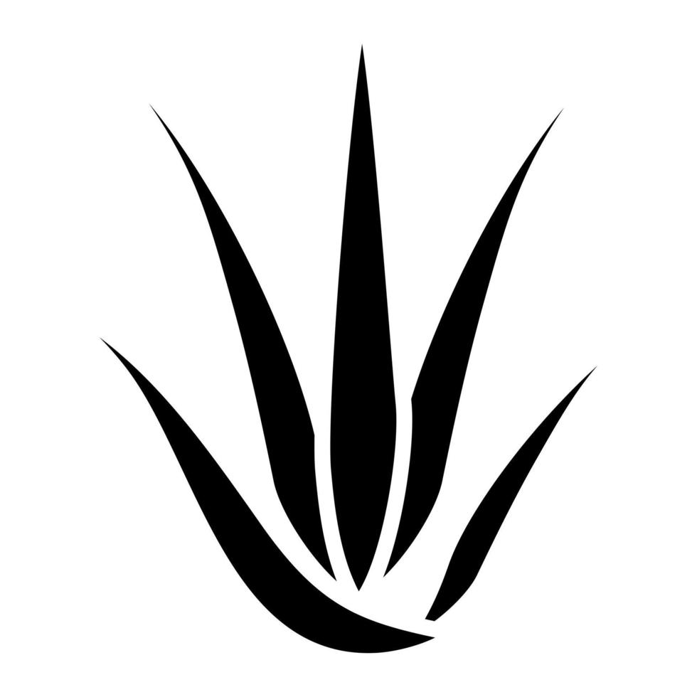 Aloevera Glyph Icon vector