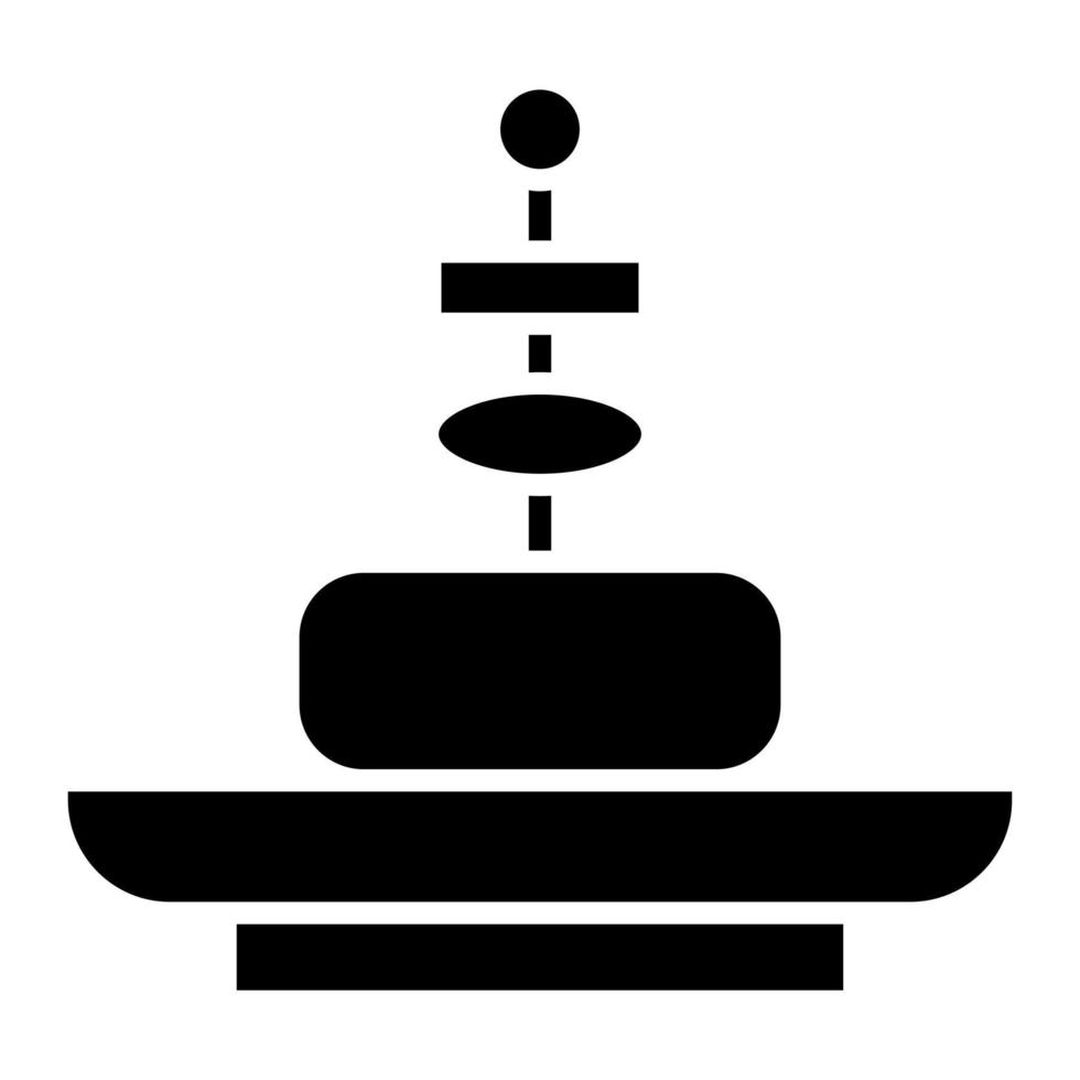 Tapas Glyph Icon vector