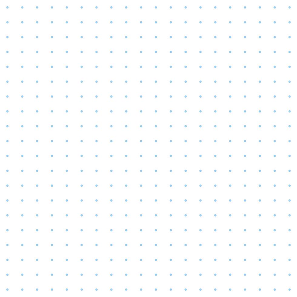 Dotted grid seamless pattern for bullet journal. Black point texture. Black dot grid for notebook paper. Vector illustration on white background