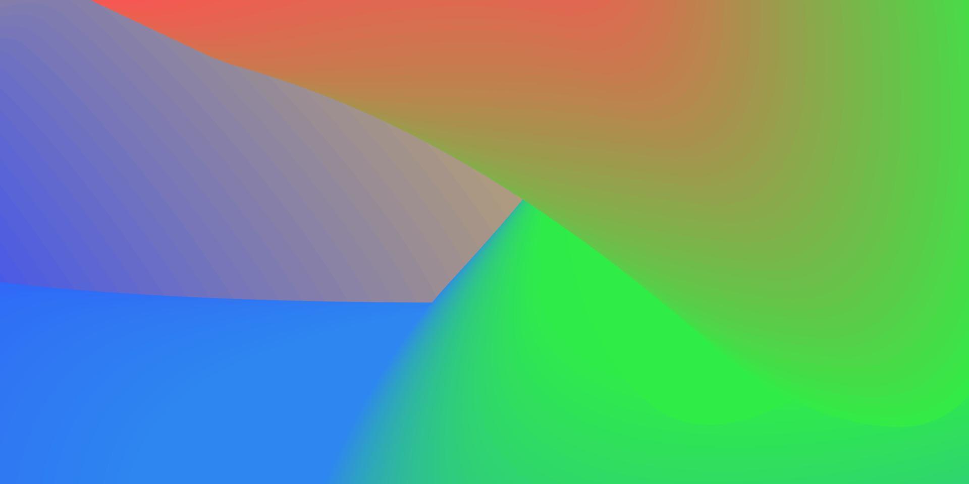 Abstract Background Orange Blue and Green vector