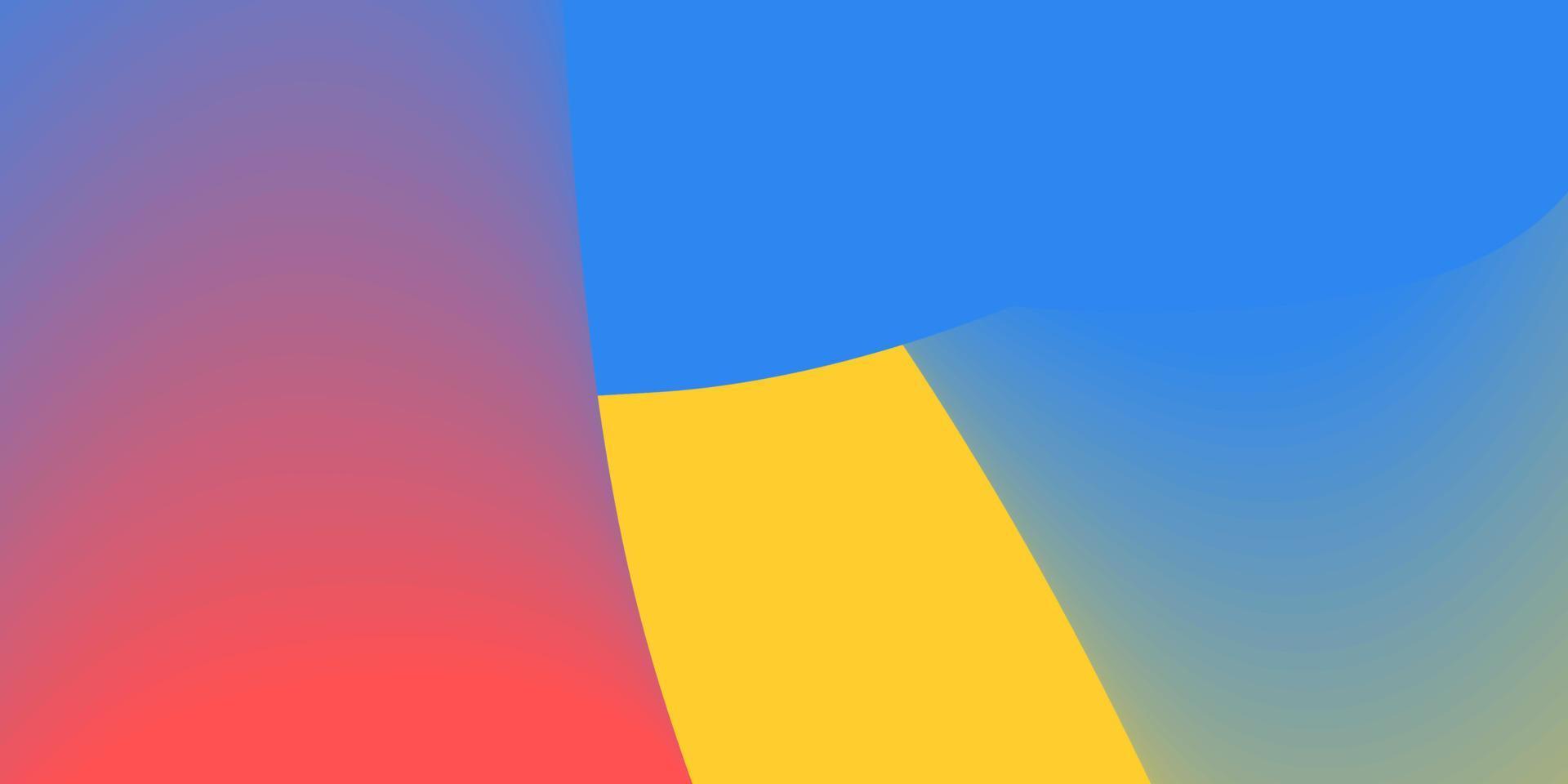 Abstract Background Yellow Red and Blue vector