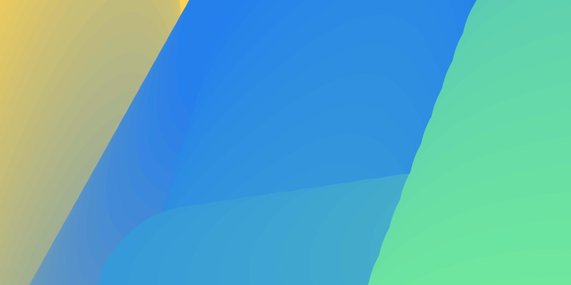 Abstract Background Yellow Blue and Green vector