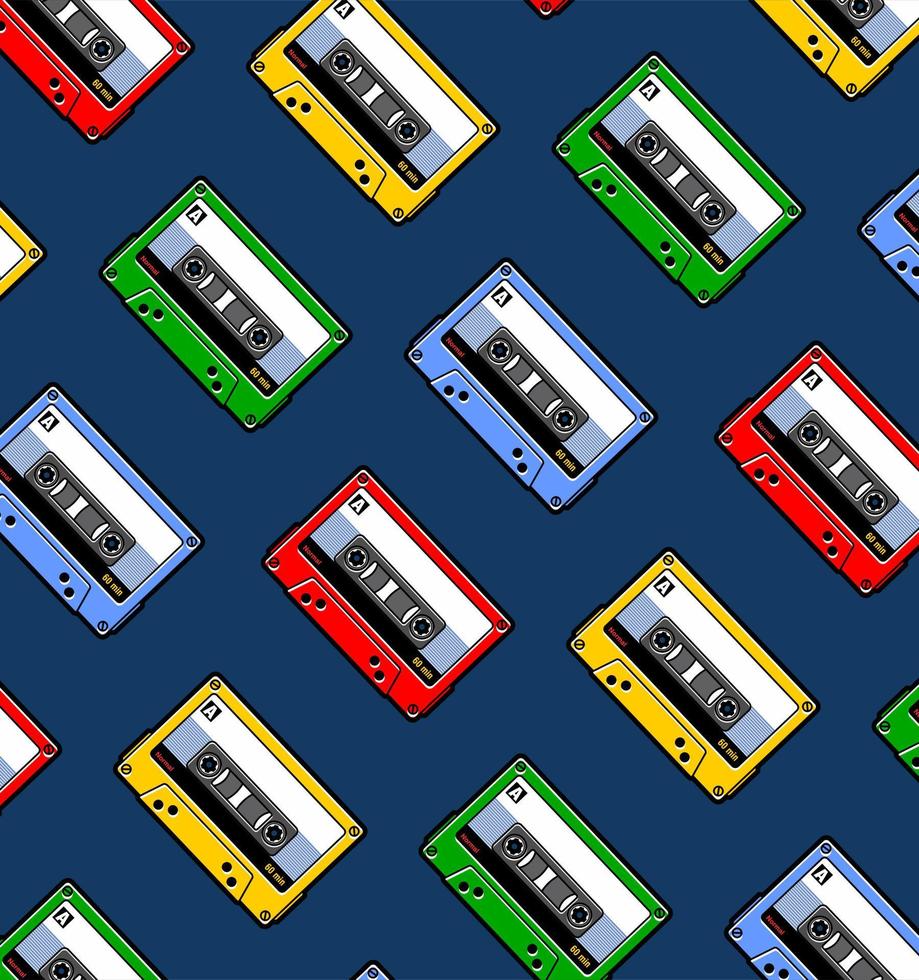 cassette pattern vector