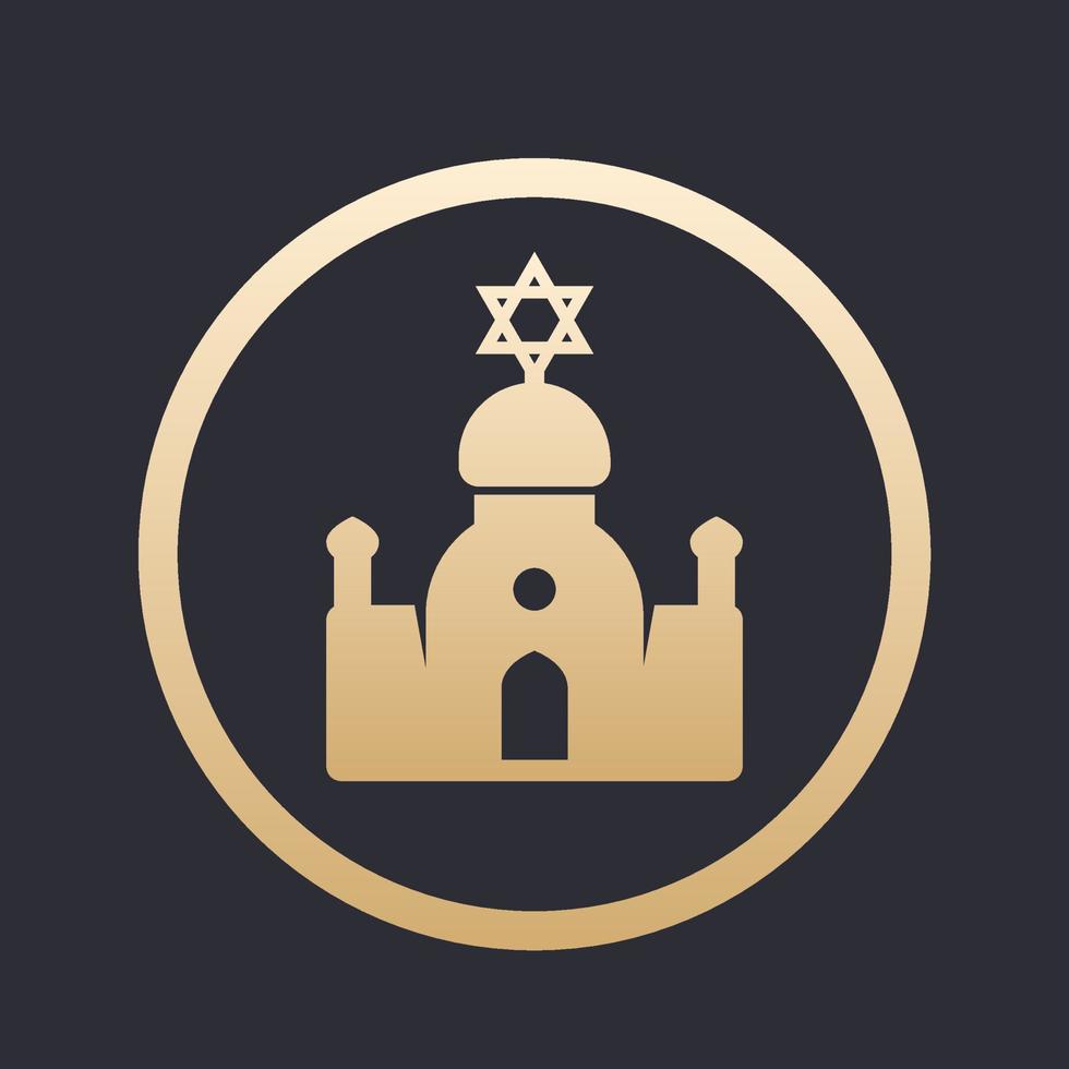 synagogue vector icon
