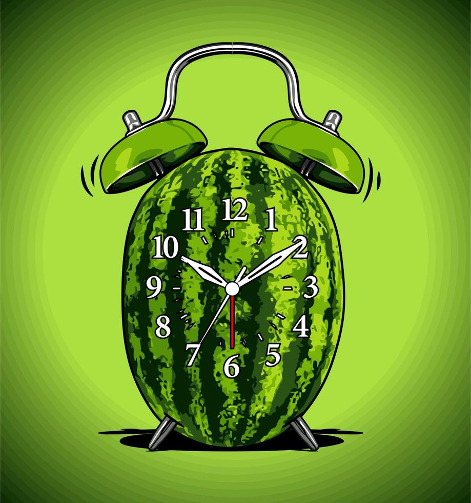 The alarm clock vector
