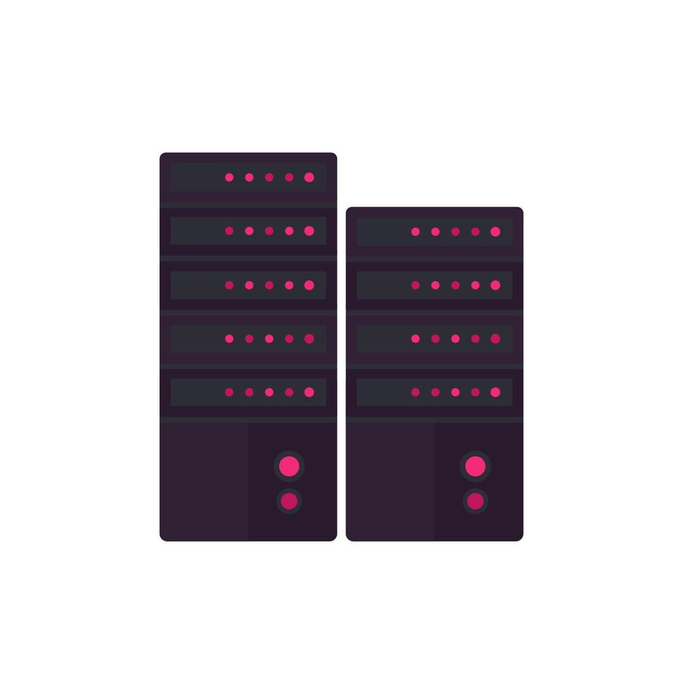 server, data center icon vector