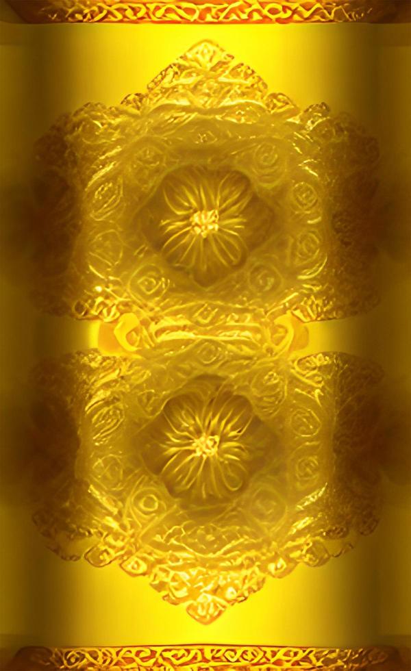 Abstract, Thai art, golden tones, yellow, patterns, background, suitable for graphic design, royal works, advertising. photo