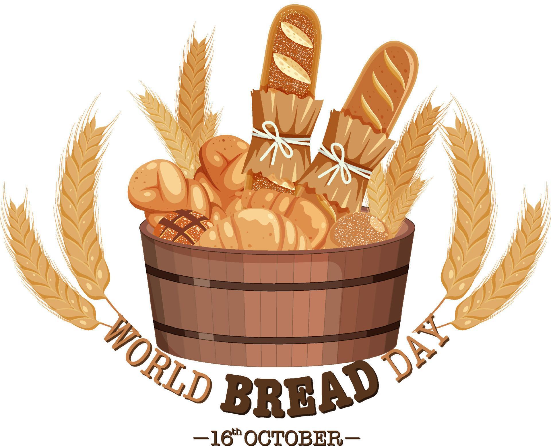World bread day banner design 8683880 Vector Art at Vecteezy