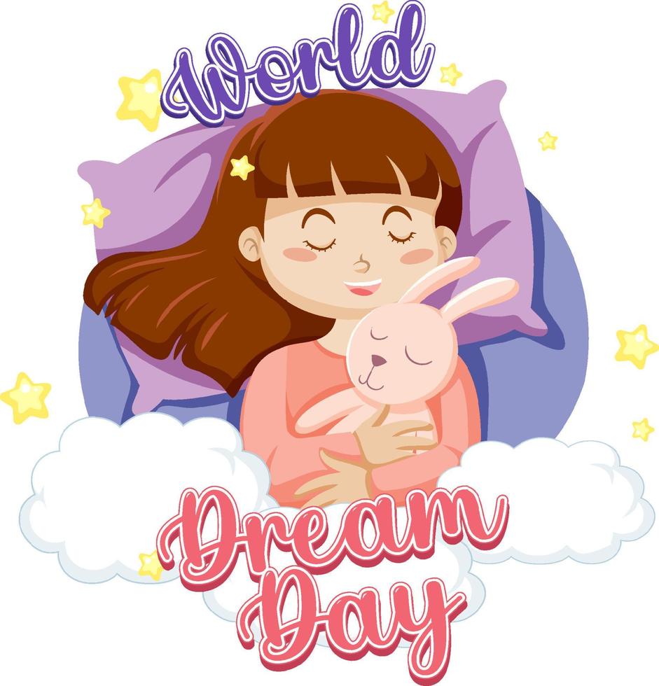 World Dream Day Banner Design vector