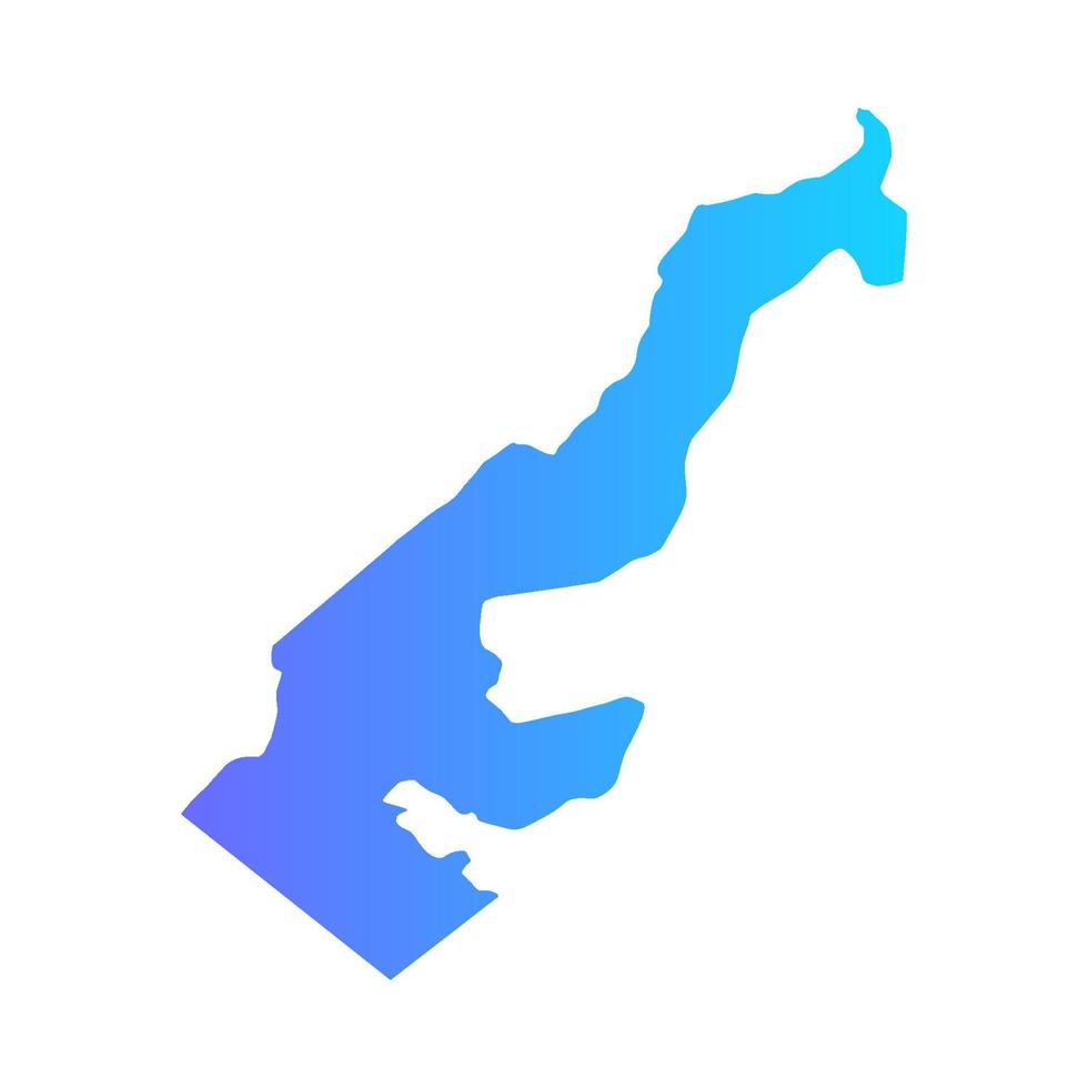 Illustrated Monaco map vector
