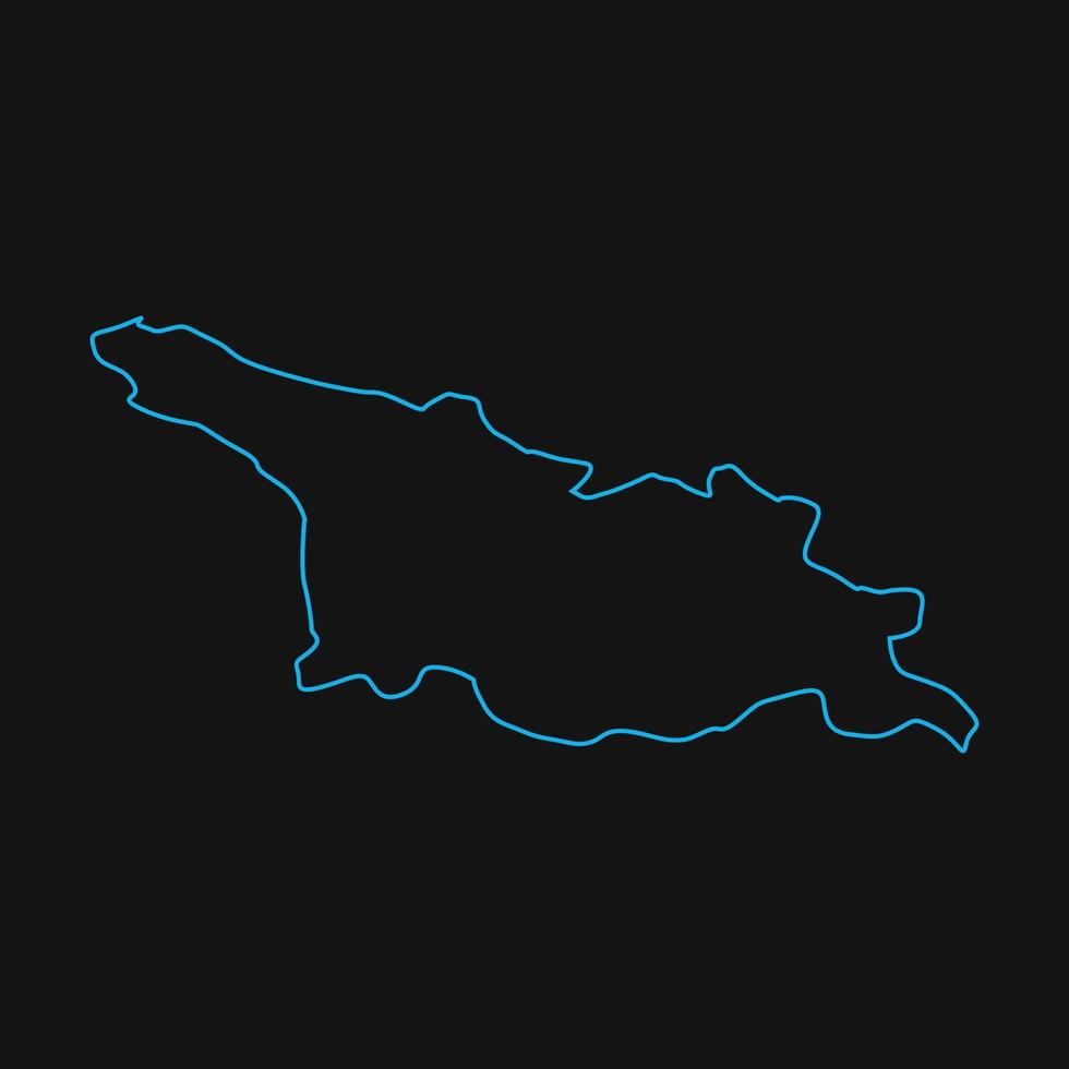 Georgia map illustrated 8685134 Vector Art at Vecteezy