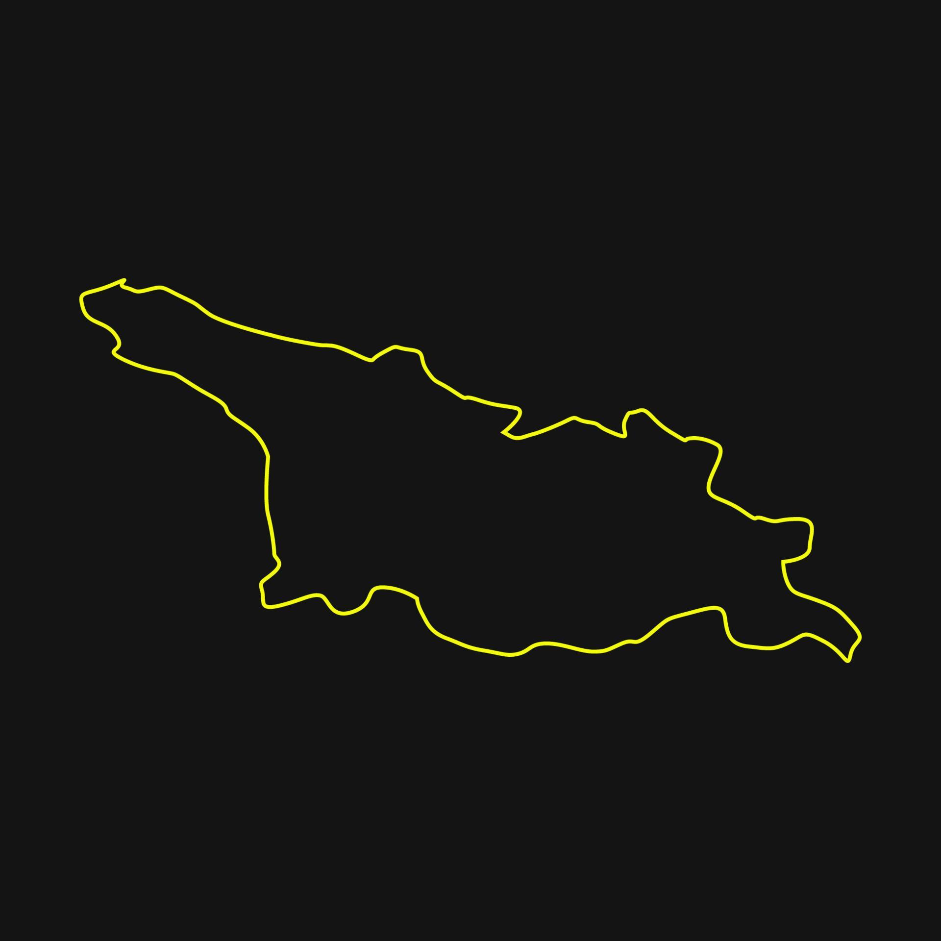 Georgia map illustrated 8685335 Vector Art at Vecteezy