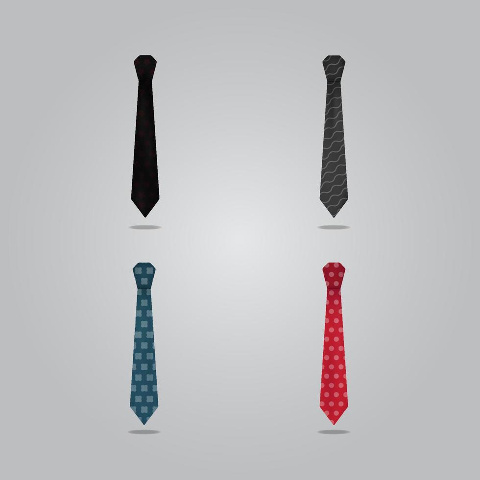 Ties collection design vector illustration