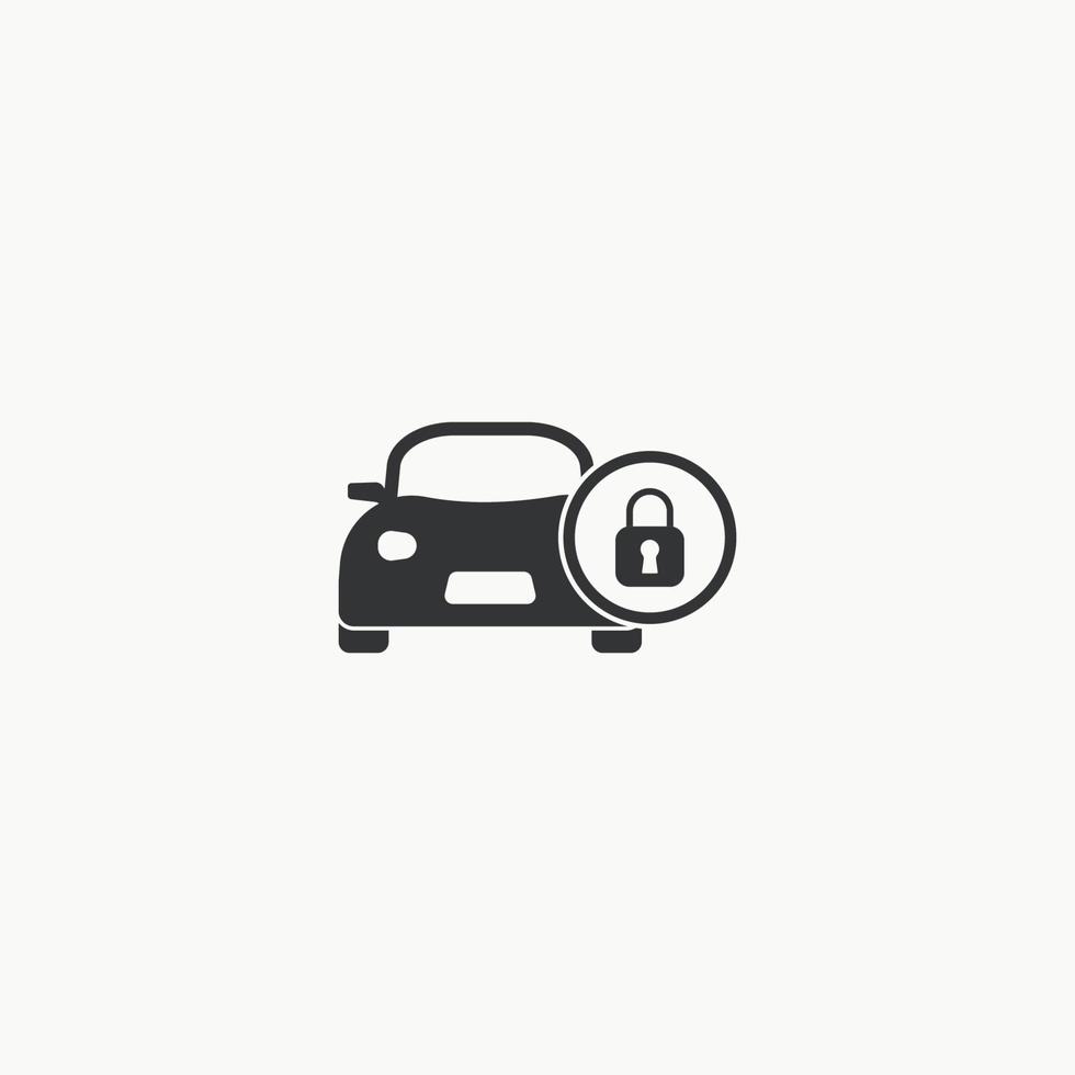 Car lock icon graphic design vector illustration